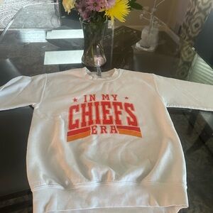 White 'In My Chiefs Era' Sweatshirt